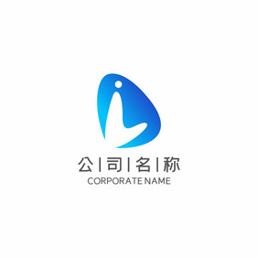 科技翅膀电商网络物流通讯LOGO标志VI