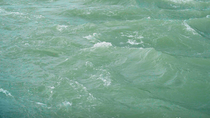 自然河流唯美水波浪视频素材