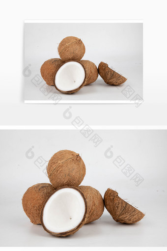水果椰子椰肉食品图片