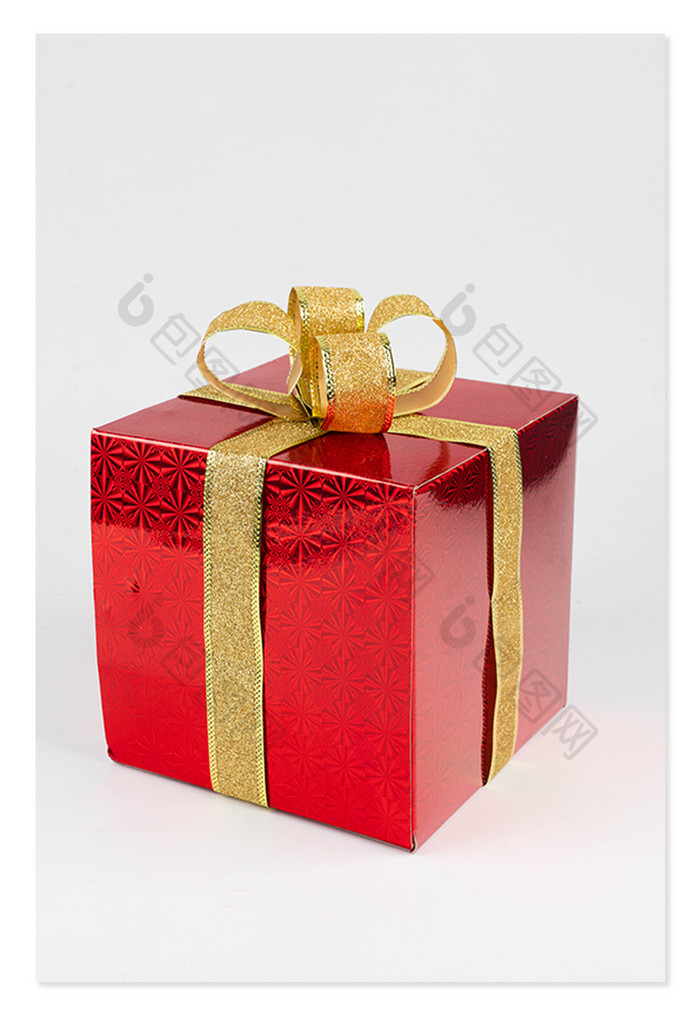 圣诞节方形红色礼盒