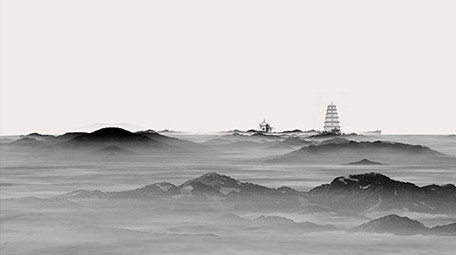 原创唯美婉约山水水墨国学中国风片头