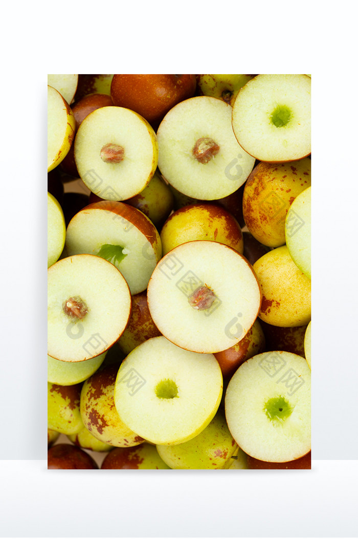 冬枣脆枣果肉水果食品图片图片