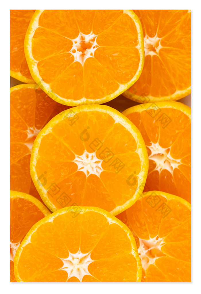 橘子水果果肉背景
