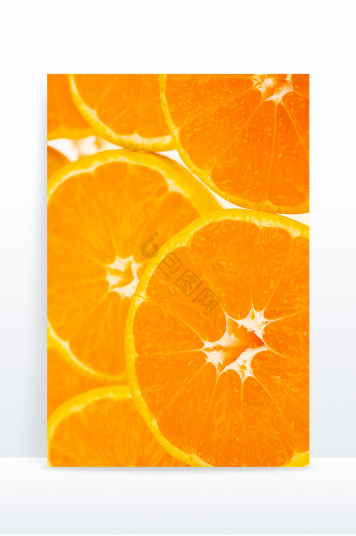 橙子果肉水果图片