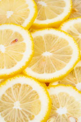 柠檬片水果图片