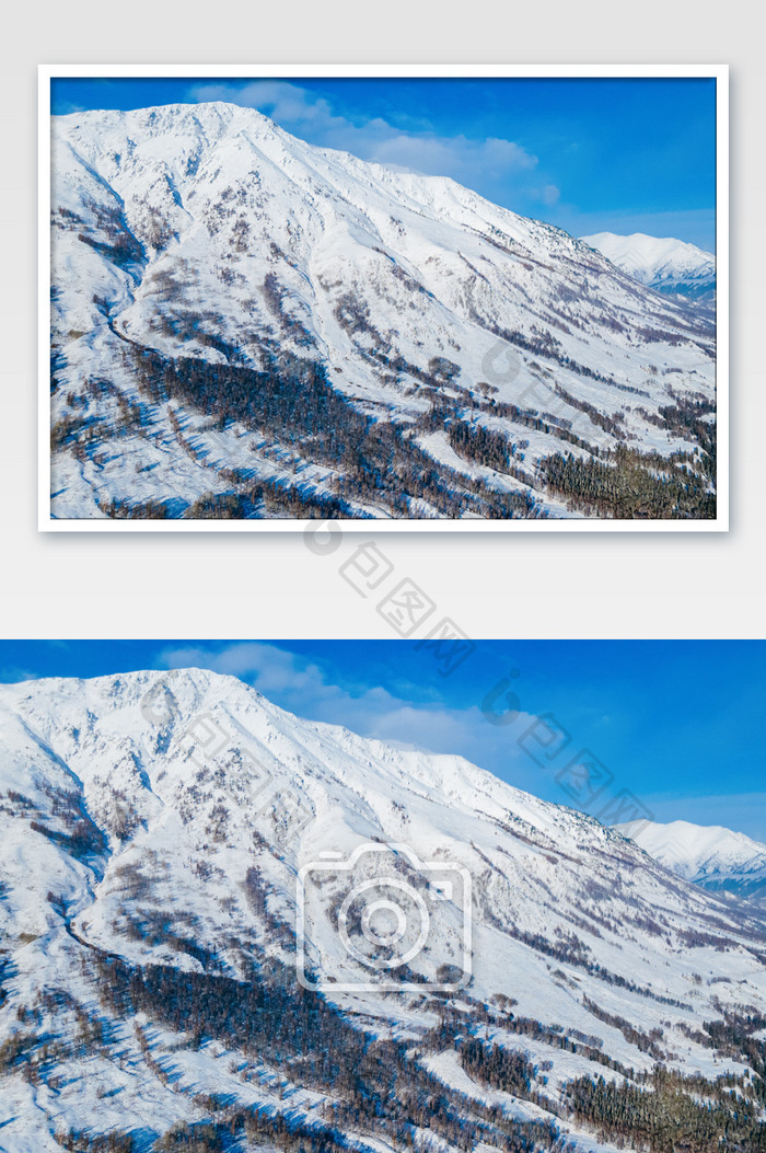 新疆喀纳斯高山雪山