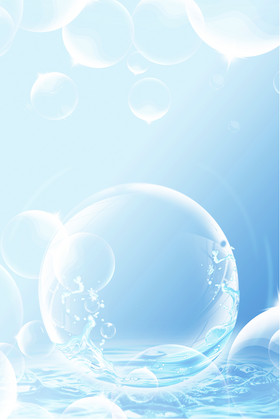 气泡海洋纹理图片