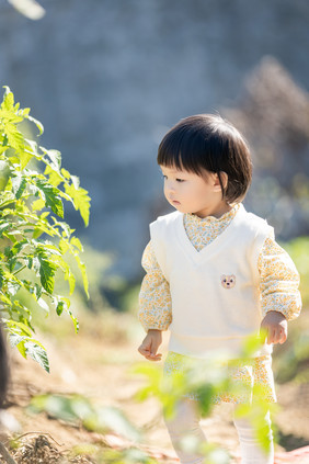 儿童户外清新摄影