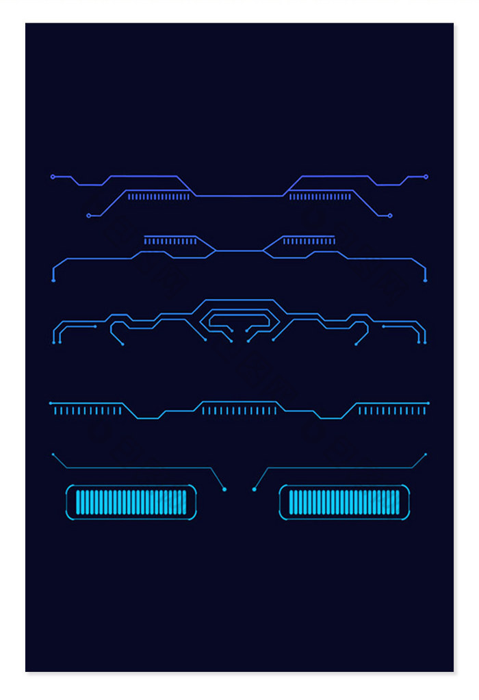 科技元素 | 科技线条元素  线条元素