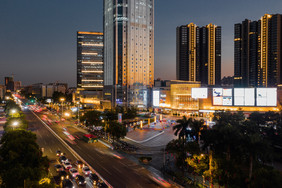 佛山城市建筑夜景