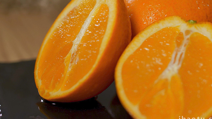 水果实拍橙子水果展示视频素材4K