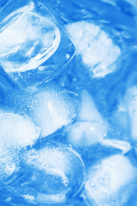 清凉凉爽夏季冰块