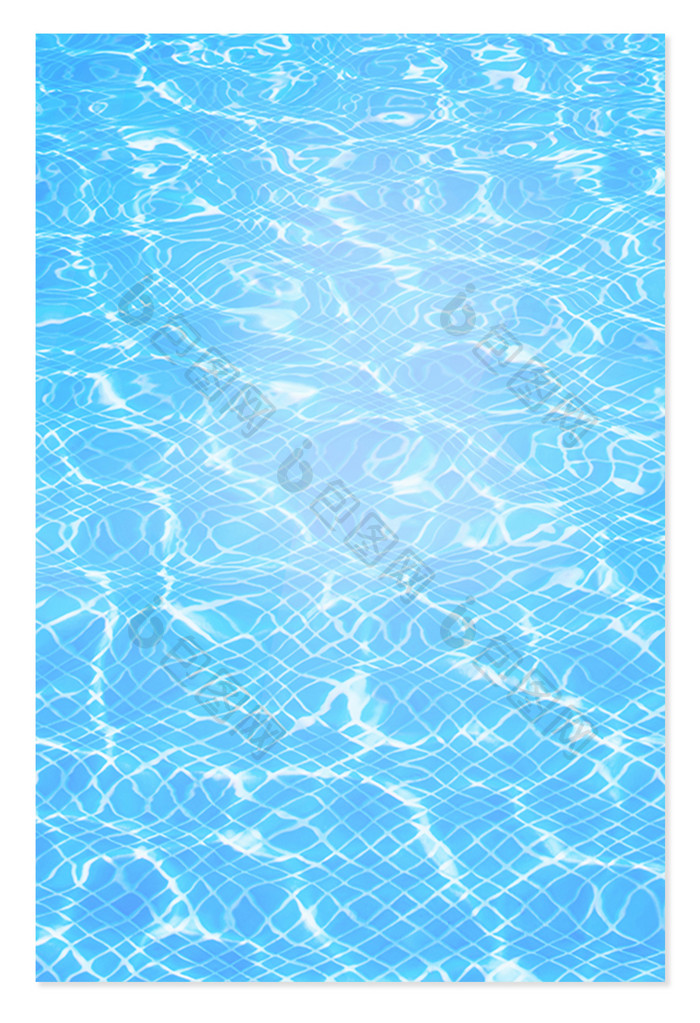 蓝色夏季水纹小清新清凉背景