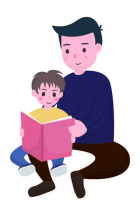 父亲节看书出图片