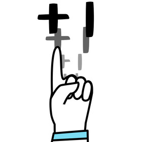 简约手势表情包加1赞成gif