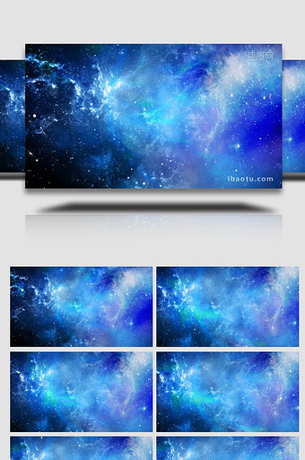 宇宙星云星空背景视频AE模板图片