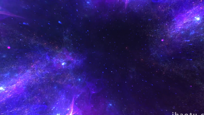 虚拟空间宇宙星空背景视频AE模板
