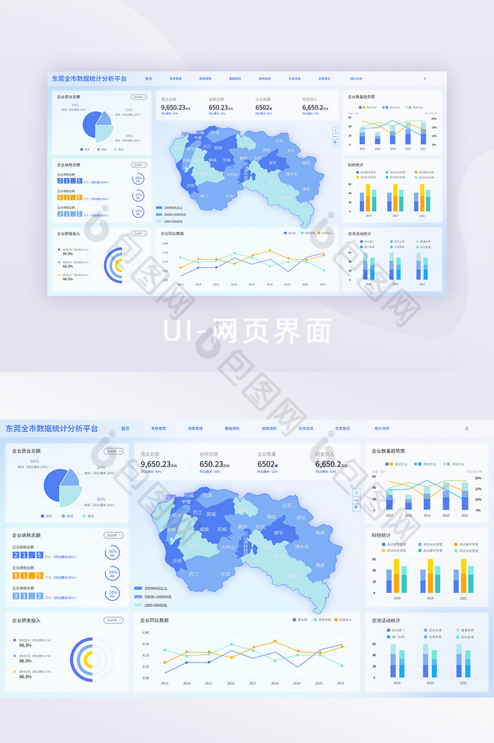 数据可视化后台数据后台图片