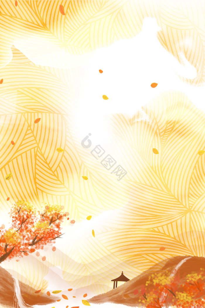 秋分枫叶图片
