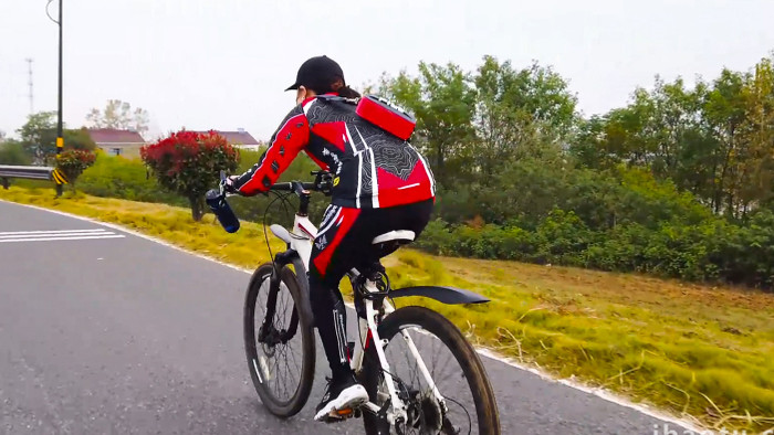 骑行运动休闲生活方式人文生活4K实拍
