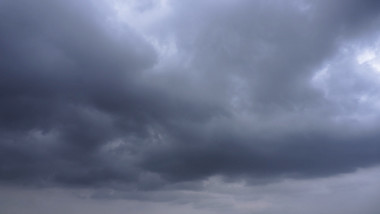 乌云翻滚积雨云特殊天气4K延时