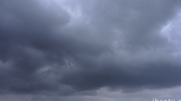 乌云翻滚积雨云特殊天气4K延时