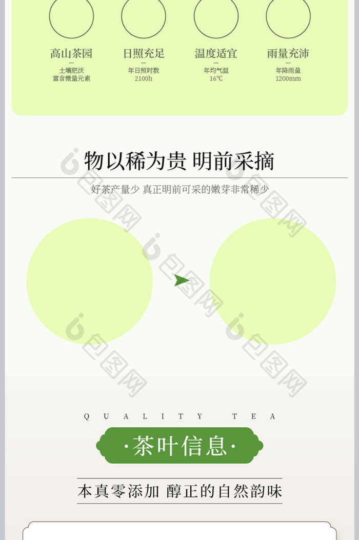 春季新茶叶详情页碧螺春描述页设计模板