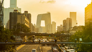 大气北京国贸延时摄影