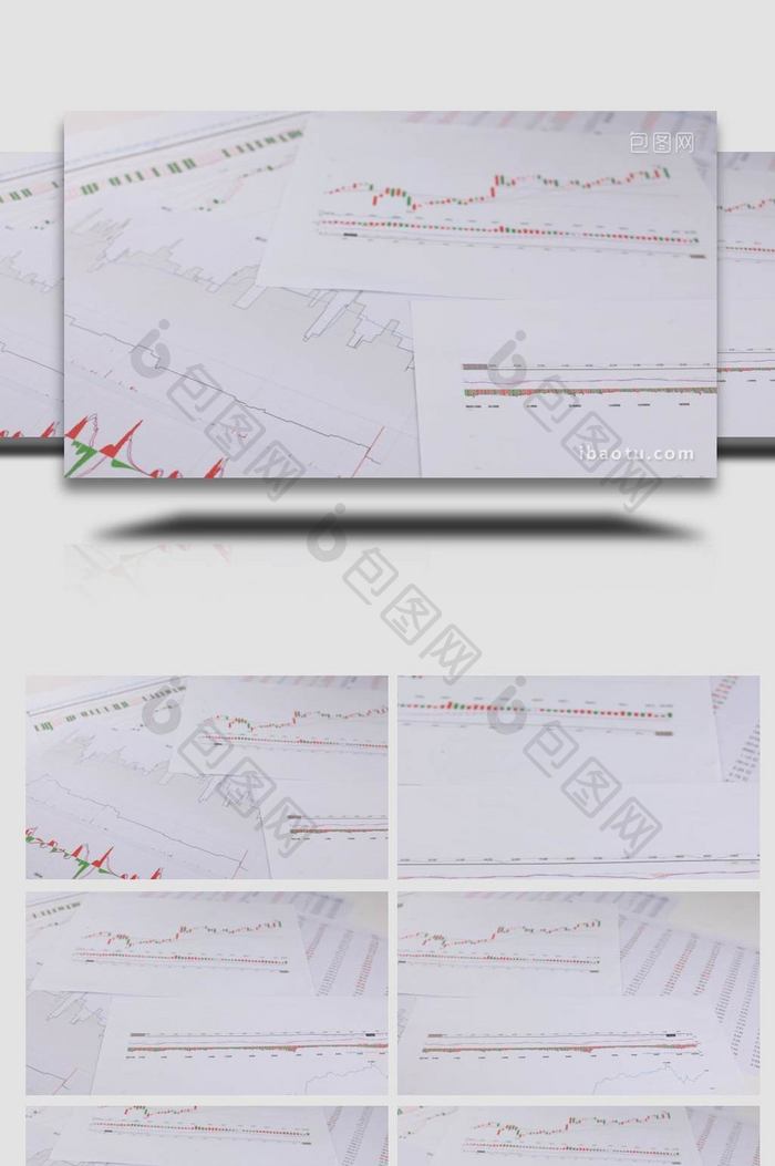 股票走势行情金融实拍4k