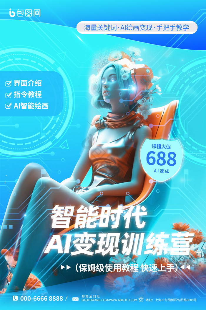 AI绘画开班啦科技教学图片