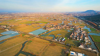 乡村房屋农村土地4K航拍