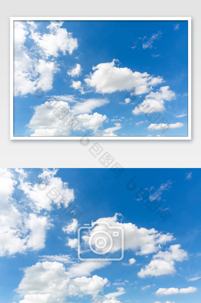 晴朗天空蓝天白云图片图片