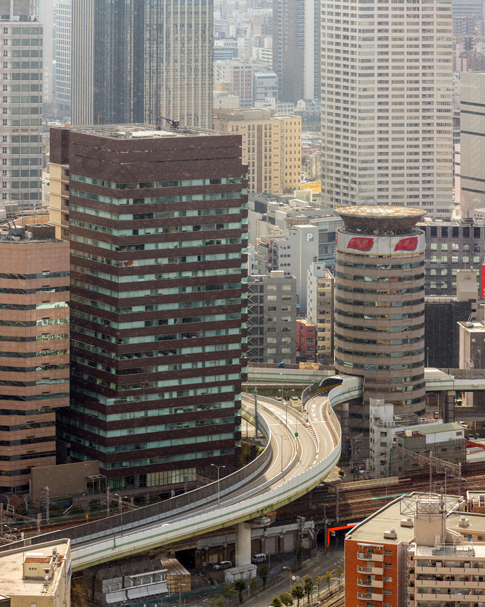 大阪城市楼房建筑物