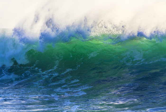 海洋海浪的浪花摄影图