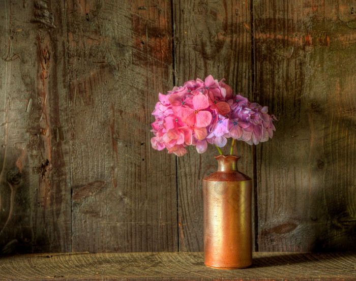 深色调一个漂亮花瓶摄影图