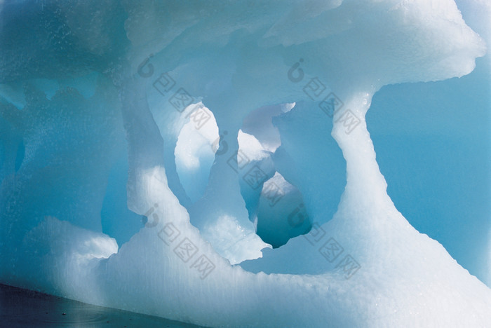 海洋冰山冰块风景