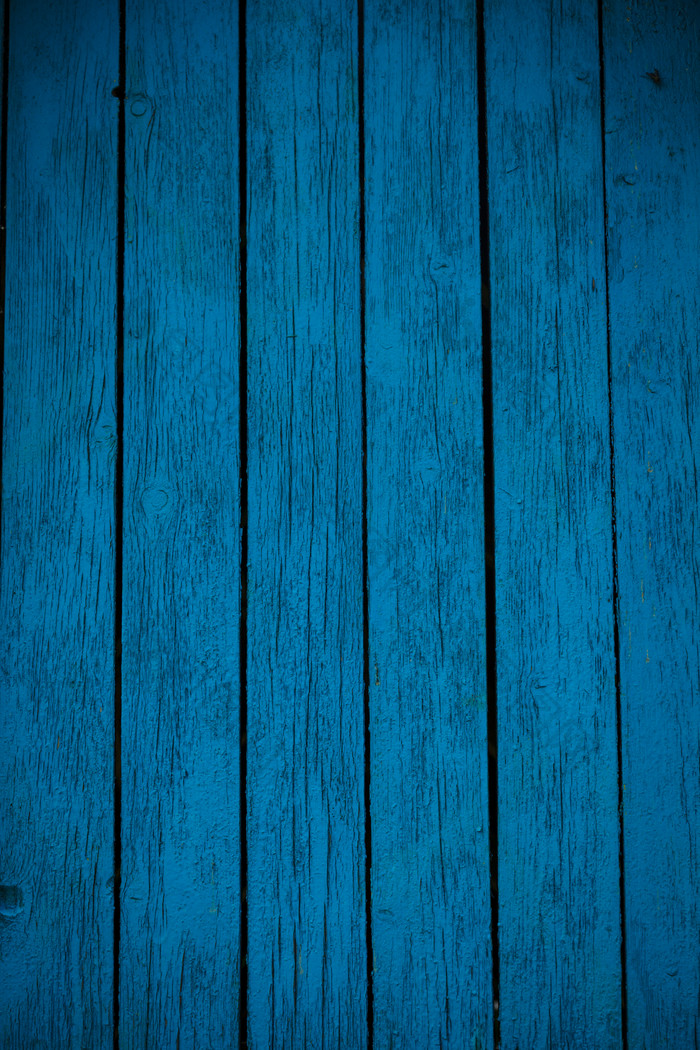 蓝色木板纹理摄影图