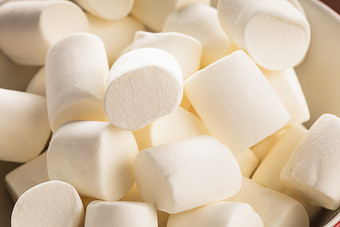 白色棉花糖摄影图
