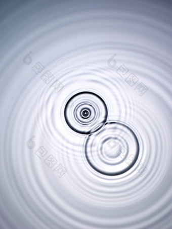 水滴圆形波纹摄影图