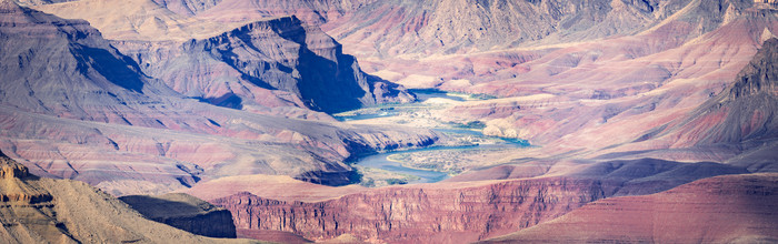 清新美丽的大峡谷摄影图