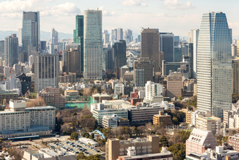 东京城市高楼大厦