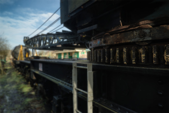简约老式火车摄影图
