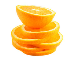 清新大橙子摄影图