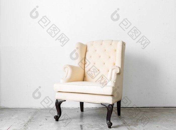 白色沙发椅子摄影图