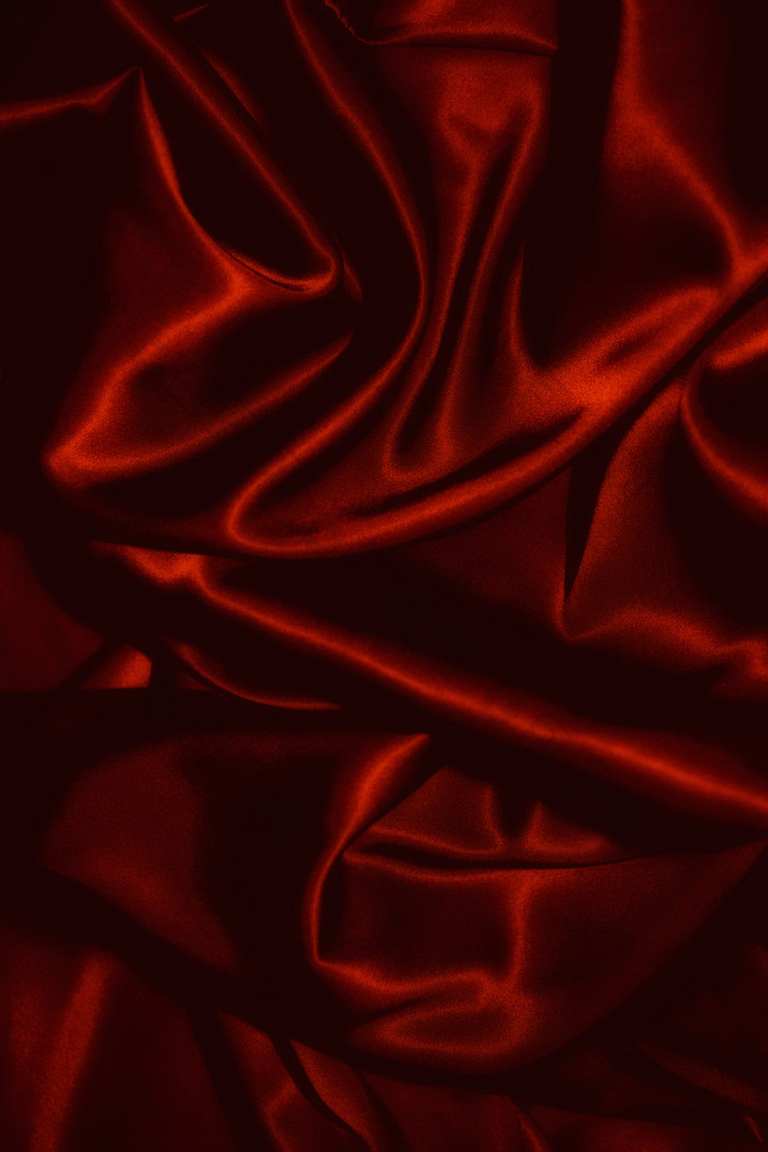 暗色调红色丝绸摄影图