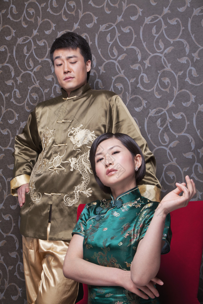 中国风传统夫妻摄影图