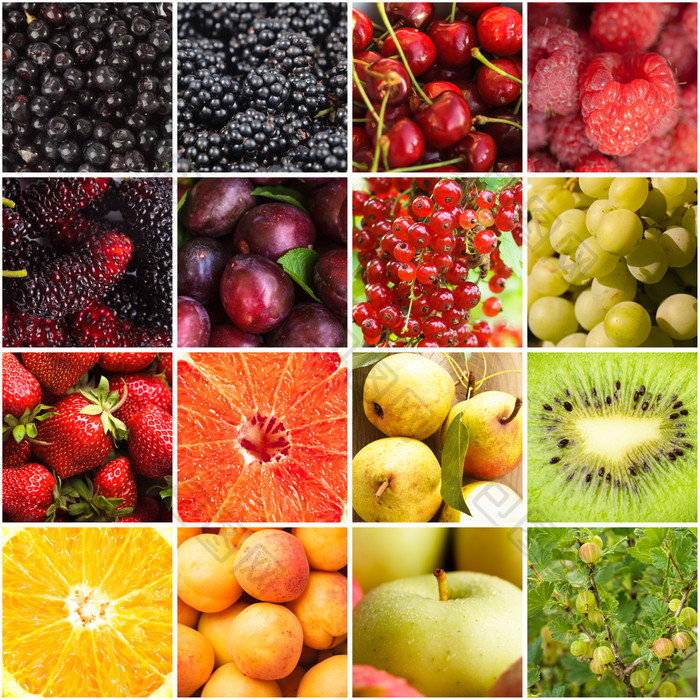 各种水果食物摄影图