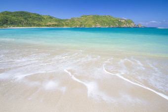 海边沙滩海水夏天度假旅游风景高清摄影照