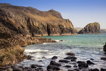 大自然海洋悬崖风景