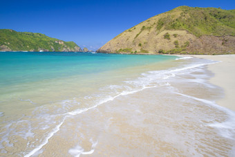 海边沙滩海水夏天度假<strong>旅游</strong>风景摄影图